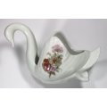 Genuine Bavaria Porcelain Ornamental Swan