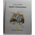 National Geographic Folded Map Close Up Canada Series Quebec & Newfoundland May 1980
