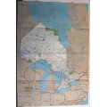 National Geographic Folded Map Close Up Canada Series Ontario December 1978