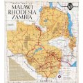 Malawi, Rhodesia & Zambia 1966 & Southern Africa National Geographic 1962 2 x Maps Digital Download