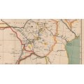 Cape Government Railways Royal Mail Route 1903 1 x Map Digital Download