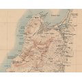 Reproduction Printed Map of the Cape Peninsula - Issued by The War Office 1909.