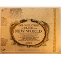 National Geographic Folded Map Colonization and Trade In The New World Dec 1977