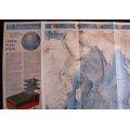 National Geographic Folded Map Indian Ocean June 1992