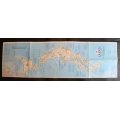 National Geographic Folded Map Japan June 1984