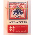 Carta Mundi Playing Cards Atlantis Red Sealed Deck, Made In Belgium