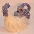 Nini Cockerel Ring and Jewellery Storage Ornament, Made In Japan