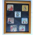 French Theme Sidewalk Cafe and Bar Mats in Frame