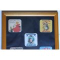 French Theme Sidewalk Cafe and Bar Mats in Frame