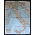 Geographia Folded Pocket Map Italy 1974
