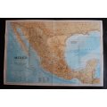 National Geographic Folded Map of Mexico Sept 1994