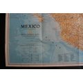 National Geographic Folded Map of Mexico Sept 1994