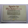 National Geographic Folded Map of Spain In The Americas Feb 1992