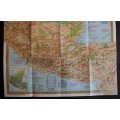 National Geographic Folded Map of the Land Of The Maya Oct 1989