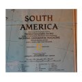 National Geographic Folded Map of South America Aug 1992