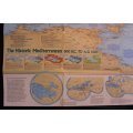 National Geographic Folded Map of The Historic Mediterranean 800BC to AD1500 Dec 1982