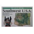 National Geographic Folded Map of Southwest USA Oct 1992