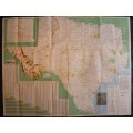 Vintage Official Texas Highway Department Texas State Highway Folded Map 1970