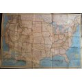 National Geographic Folded Map of The United States July 1976