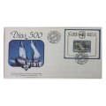 South Africa Bartolomeu Dias National Festival 1488 - 1988 50 Cent Stamp Dias 500 FDC Envelope