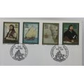 SWA Bartolomeu Dias 500 Years 16/30/40/50 Cent Stamps FDC Envelope