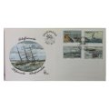 SWA Shipwrecks 16/30/40/50 Cent Stamps FDC 59 Envelope 1988