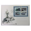 South Africa Simons Town Naval Base FDC Large Envelope with 8/15/20/25 Cent Minisheet Stamps 1982