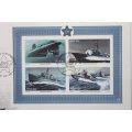 South Africa Simons Town Naval Base FDC Large Envelope with 8/15/20/25 Cent Minisheet Stamps 1982