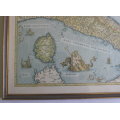Map of Italiae Novissima Descriptio Iacobo Castaldo Pedemontano By Ortelius Reproduction
