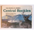 National Geographic Folded Map of the Central Rockies August 1984