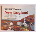 National Geographic Folded Map of New England February 1987