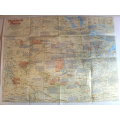 National Geographic Folded Map of the Northern Plains of the USA December 1986