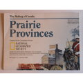 National Geographic Folded Map of the Prairie Provinces of Canada December 1994