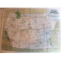 National Geographic Folded Map of the Prairie Provinces of Canada December 1994