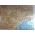 National Geographic Folded Map of Texas March 1986