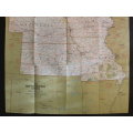 National Geographic Folded Map of The North Central States of the USA, March 1974