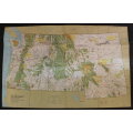 National Geographic Folded Map of The Northwest Region of the USA, March 1973
