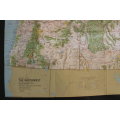 National Geographic Folded Map of The Northwest Region of the USA, March 1973