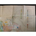 Dept of Mines and Technical Survey Geological Folded Map of Canada 1955