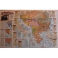 National Geographic Folded Map of The Balkans 1999