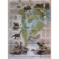 National Geographic Folded Map of Dawn on the Delta Jan 1993
