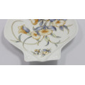 Aynsley `Just Orchids` Fine Bone China Clam Shell Dish