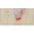 Vintage Surveys and Exploration Map of Africa 1909 1 x Map Digital Download