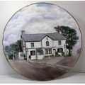 Studio DRB `The Who`d Have Thought It Inn` St Dominic, Cornwall, Decorative Wall Plate Hand Painted