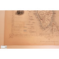Antique Map of British India by John Tallis 1851