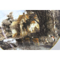Valley Farm, A Decorative Wall Plate by Coalport, Painted by John Constable