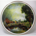 `Dedham Mill` by John Constable, A Fenton China Company Decorative Wall Plate