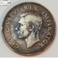 South Africa 1 Penny 1941 Coin VF20 Circulated