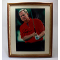 Jack Nicklaus Autographed Picture @ 1990 Framed