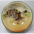 Royal Doulton Old English Coaching Scenes Footed Bowl.